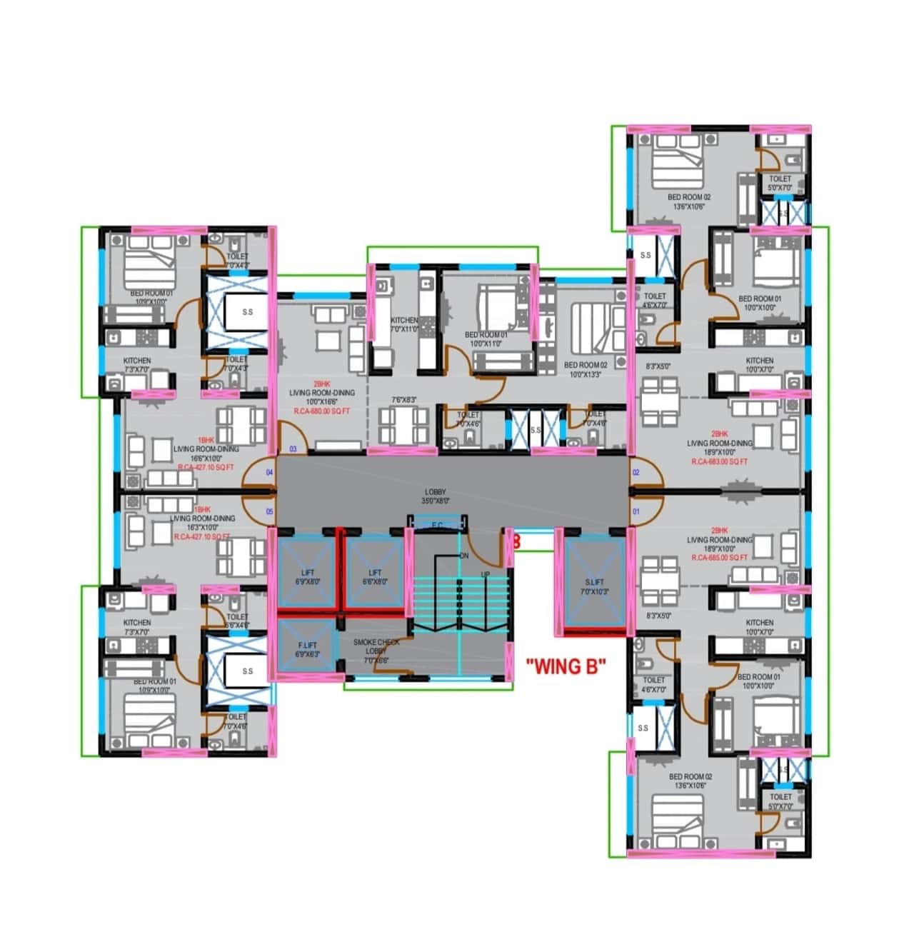 Unimont 24karat Floor plan 2