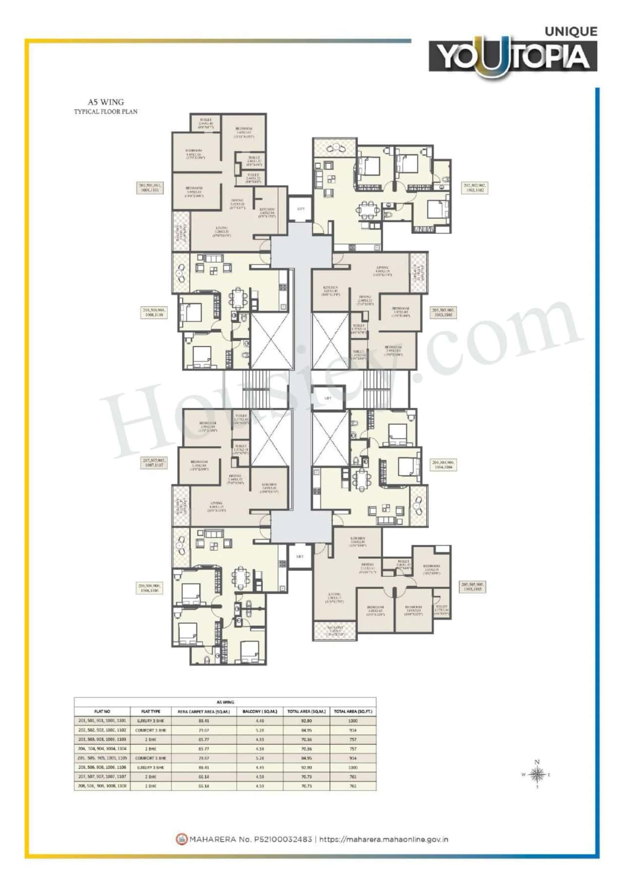 Unique Youtopia Phase 3 Floor plan 10