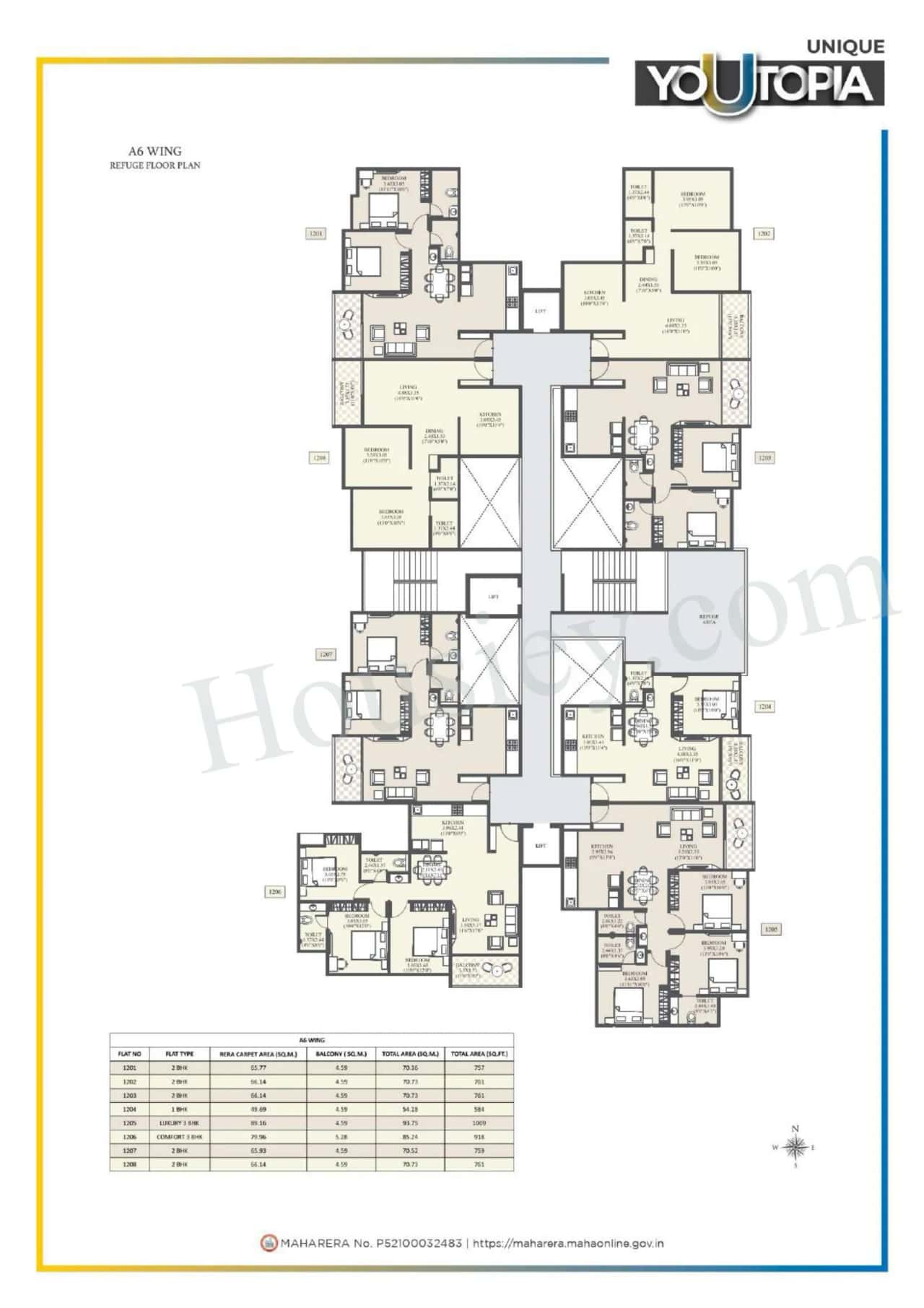 Unique Youtopia Phase 3 Floor plan 11