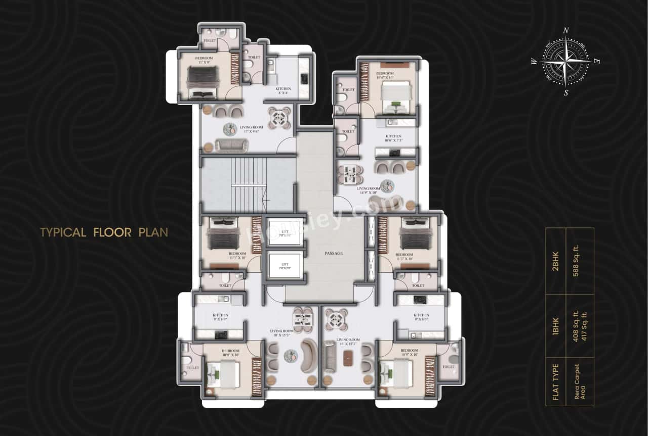 Urjha Liberty Heights Floor plan 2