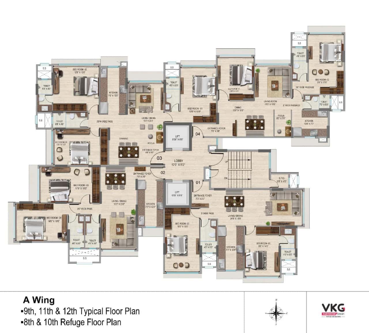 VKG Park Estate Floor plan 1