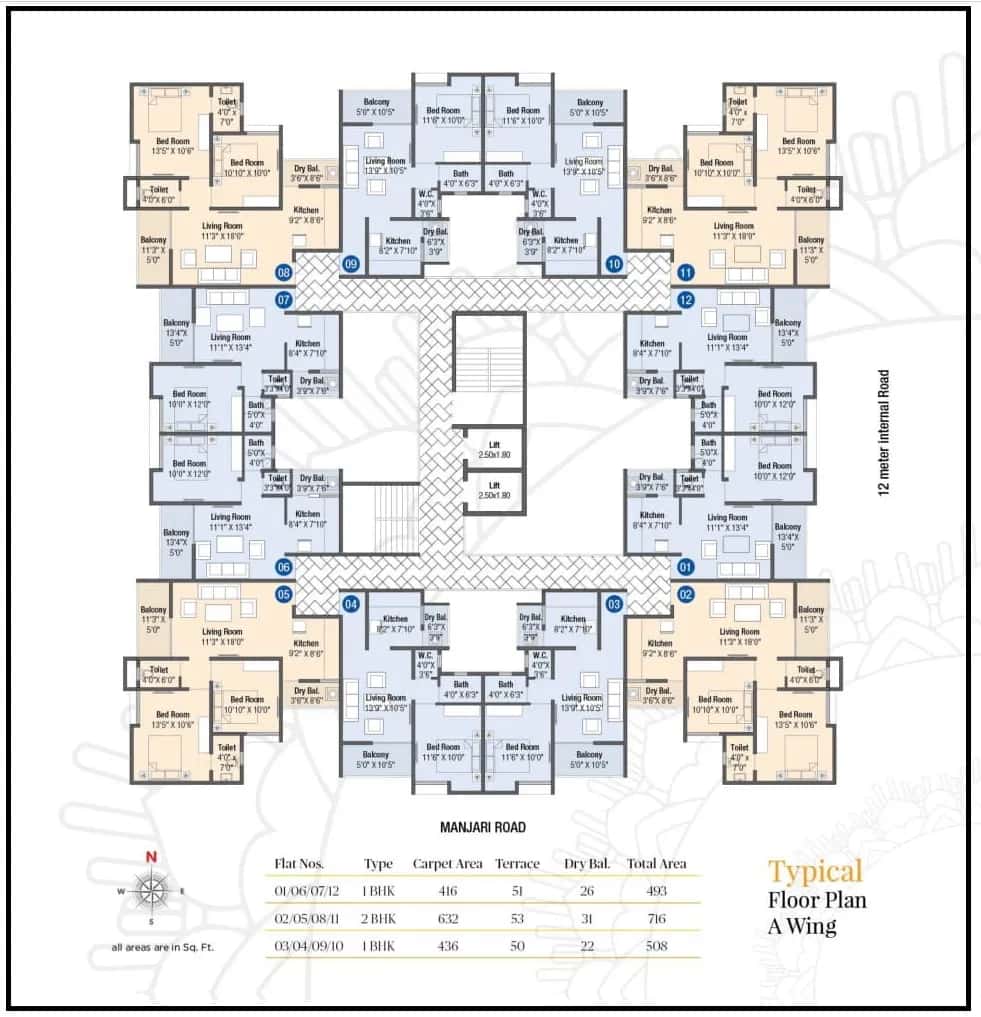 Vastushree Diona Floor Plan