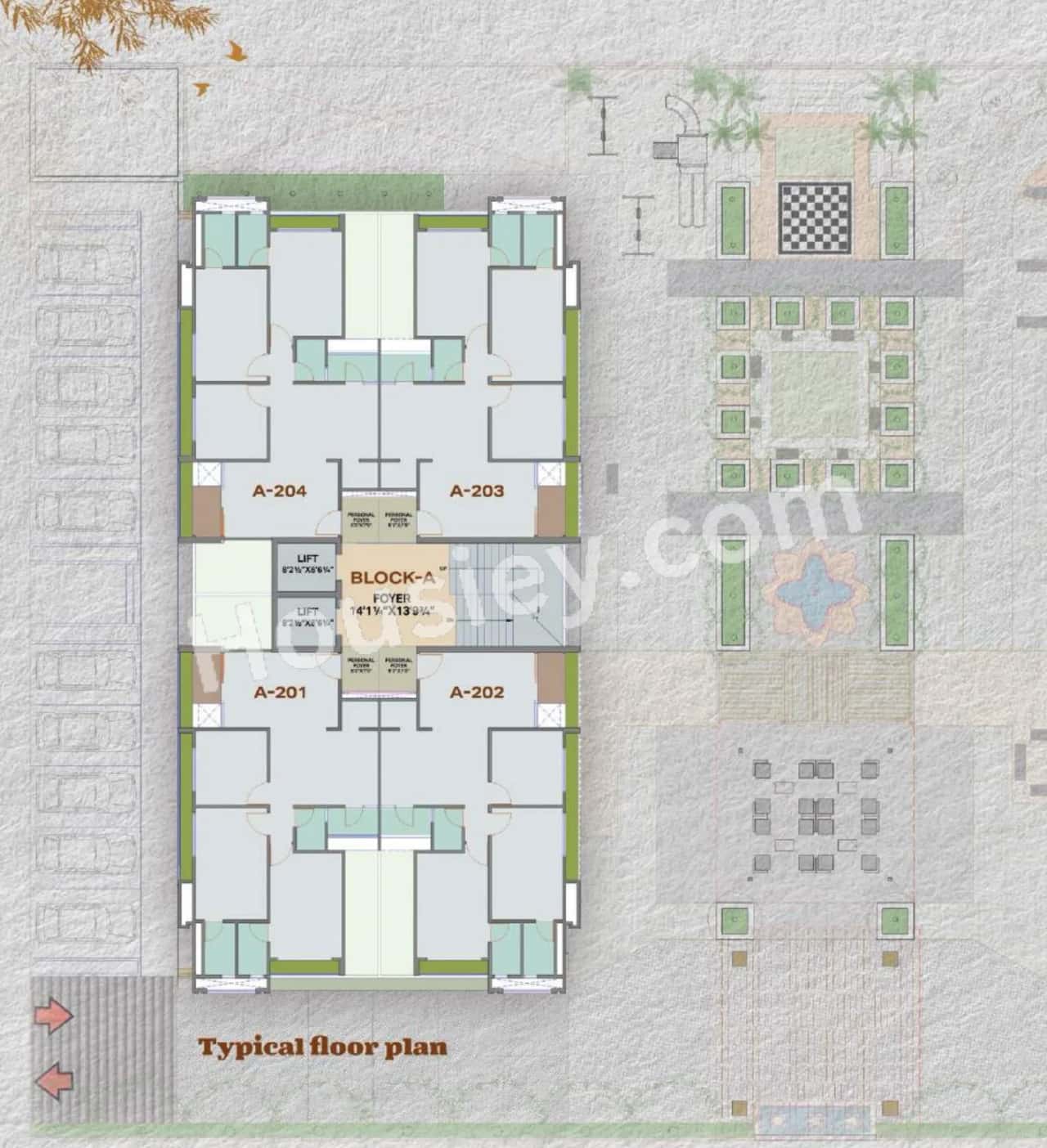Zion Nest Floor plan 1