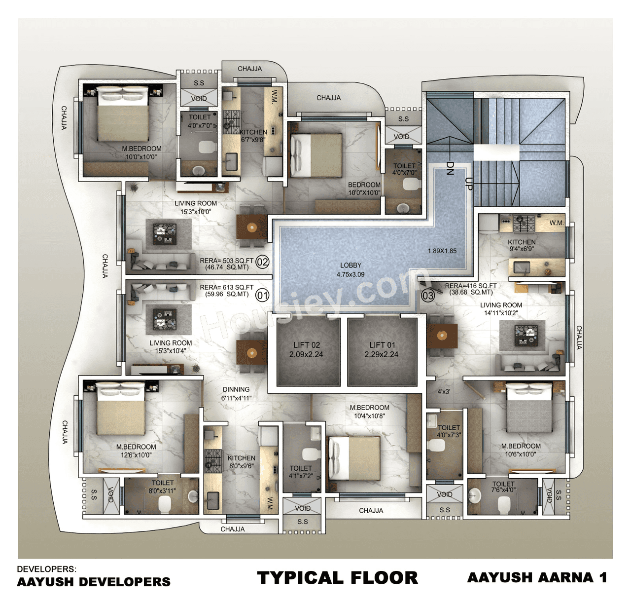 Aayush Aarna 1 Master Plan
