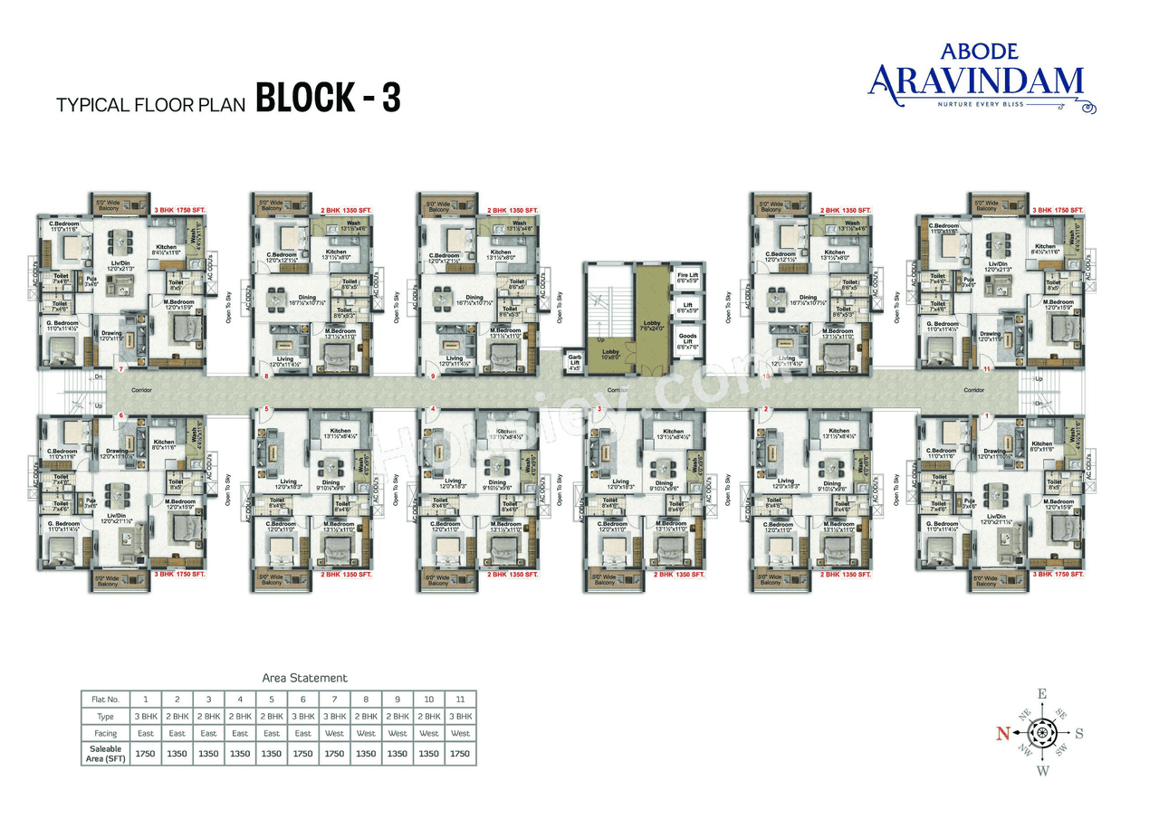 Abode Aravindam Floor plan 3