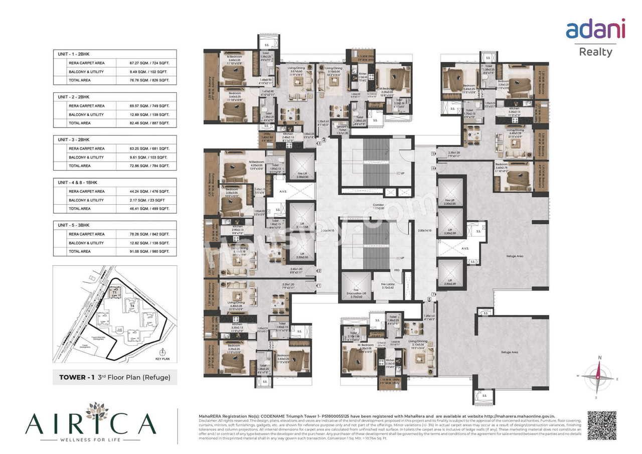 Adani Airica Floor plan 4