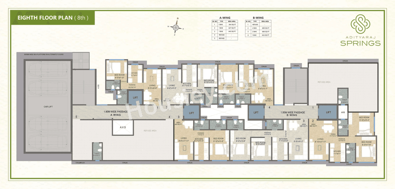 Adityaraj Springs Floor plan 1