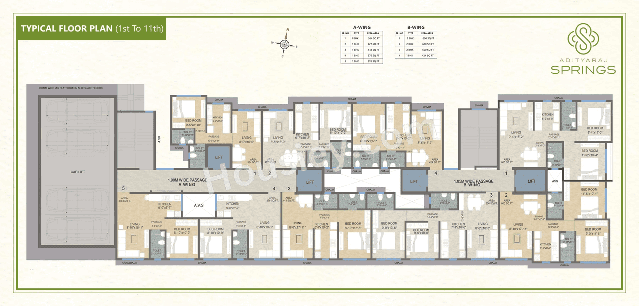 Adityaraj Springs Floor plan 3