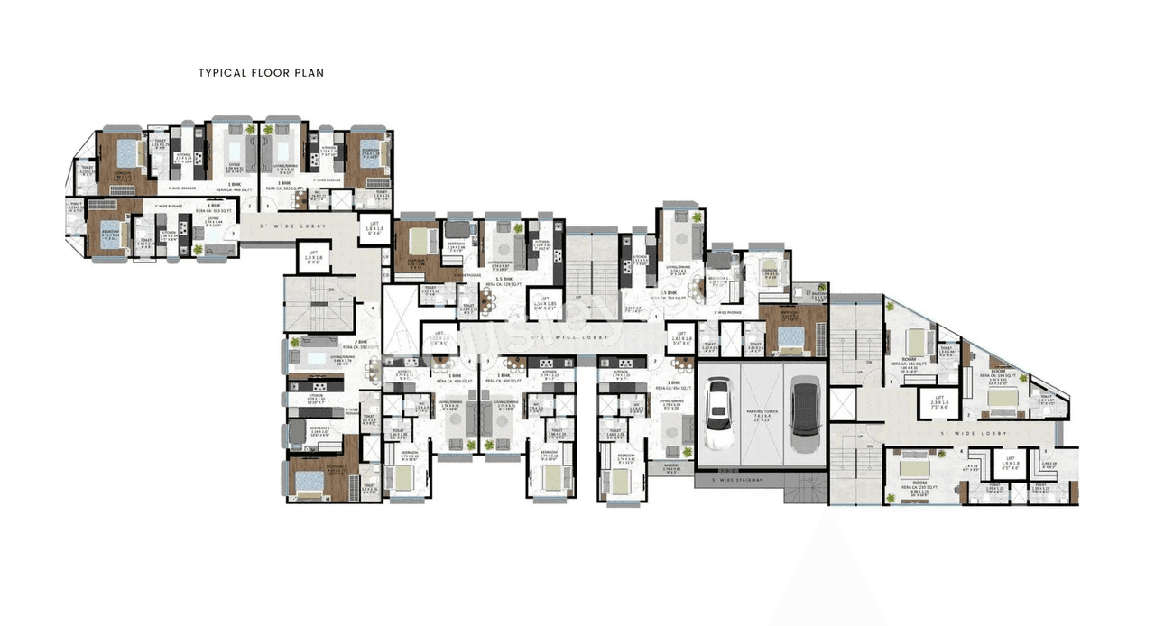 Agrawals Aarambh Floor plan 3