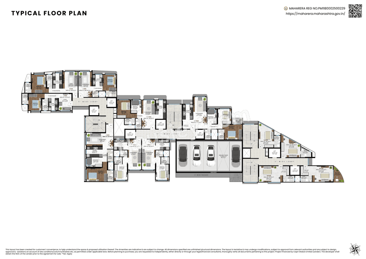Agrawals Aarambh Floor plan 5