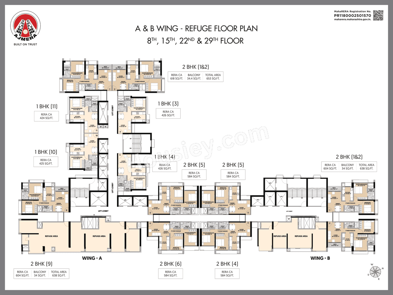 Ajmera Solis Floor plan 1