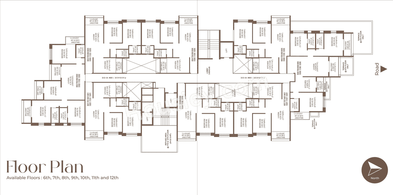 Akruti Skyrise Master Plan