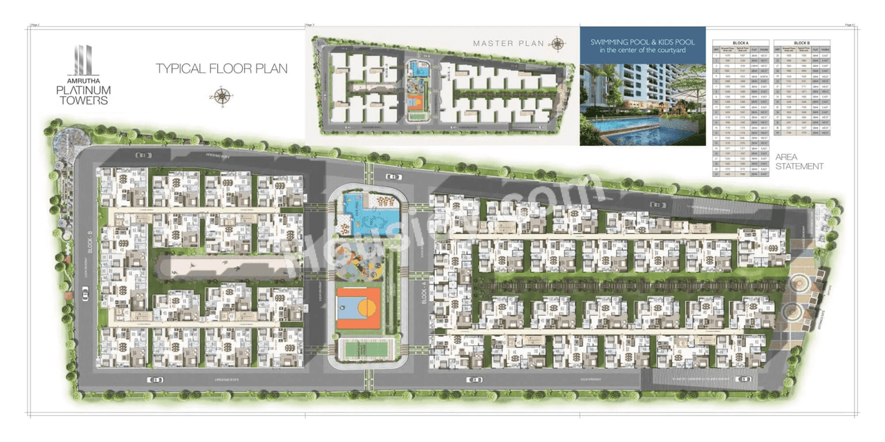 Amrutha Platinum Towers Floor Plan