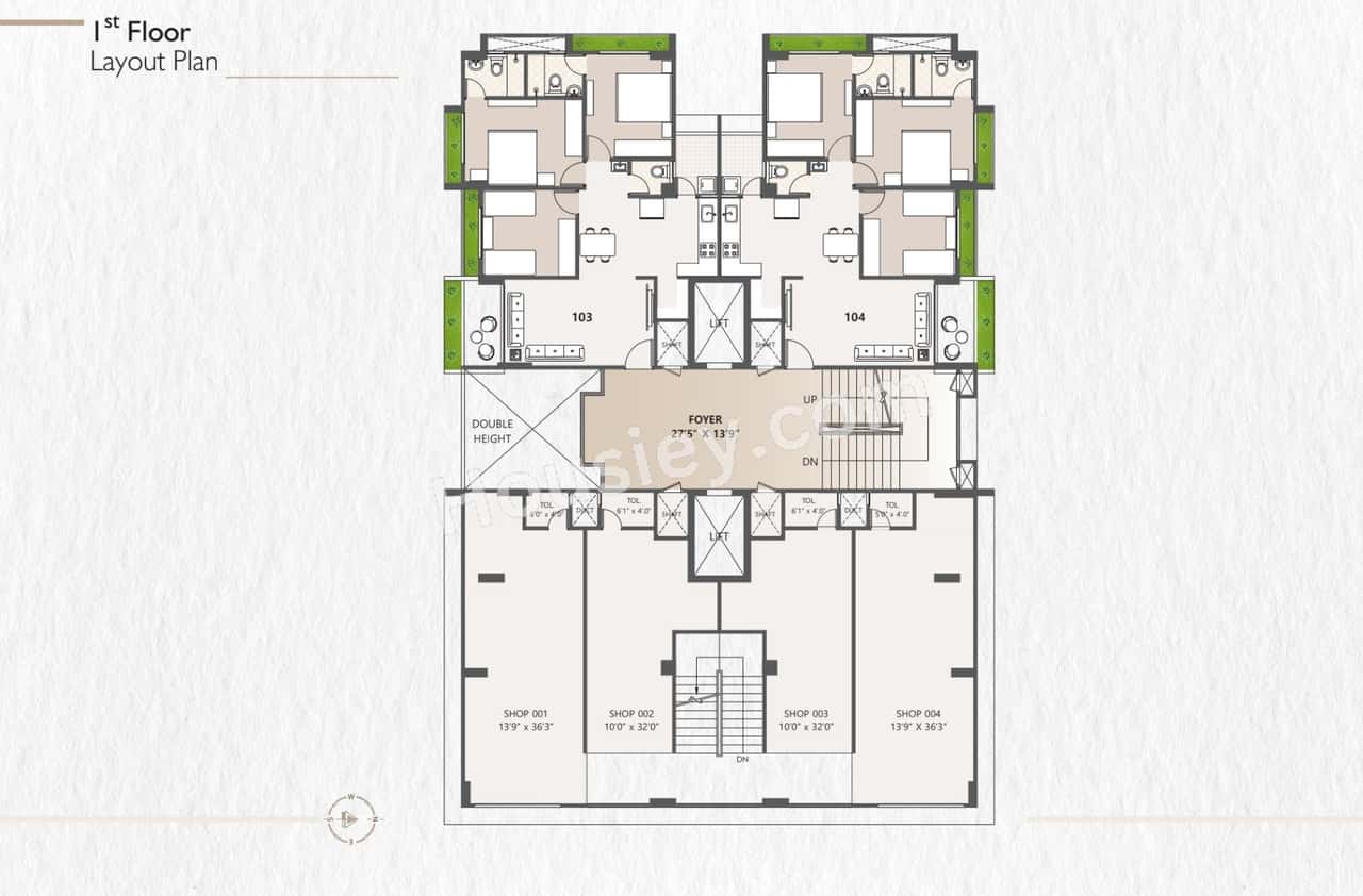 Anusthan Heights Floor plan 2