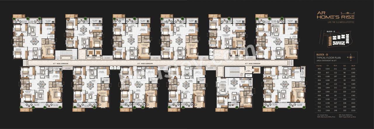 AR Homes Rise Floor plan 4