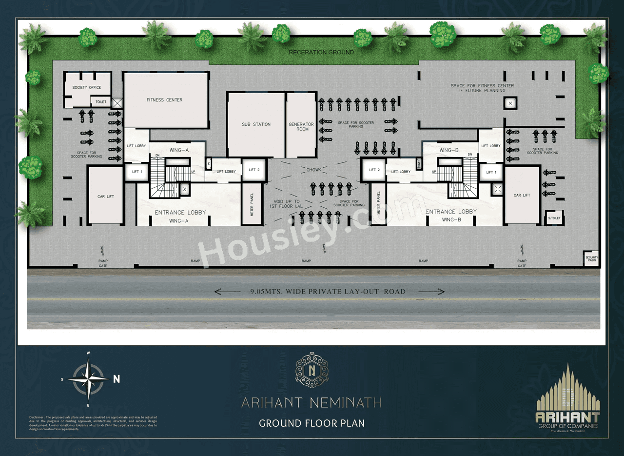Arihant Neminath Sky Master Plan