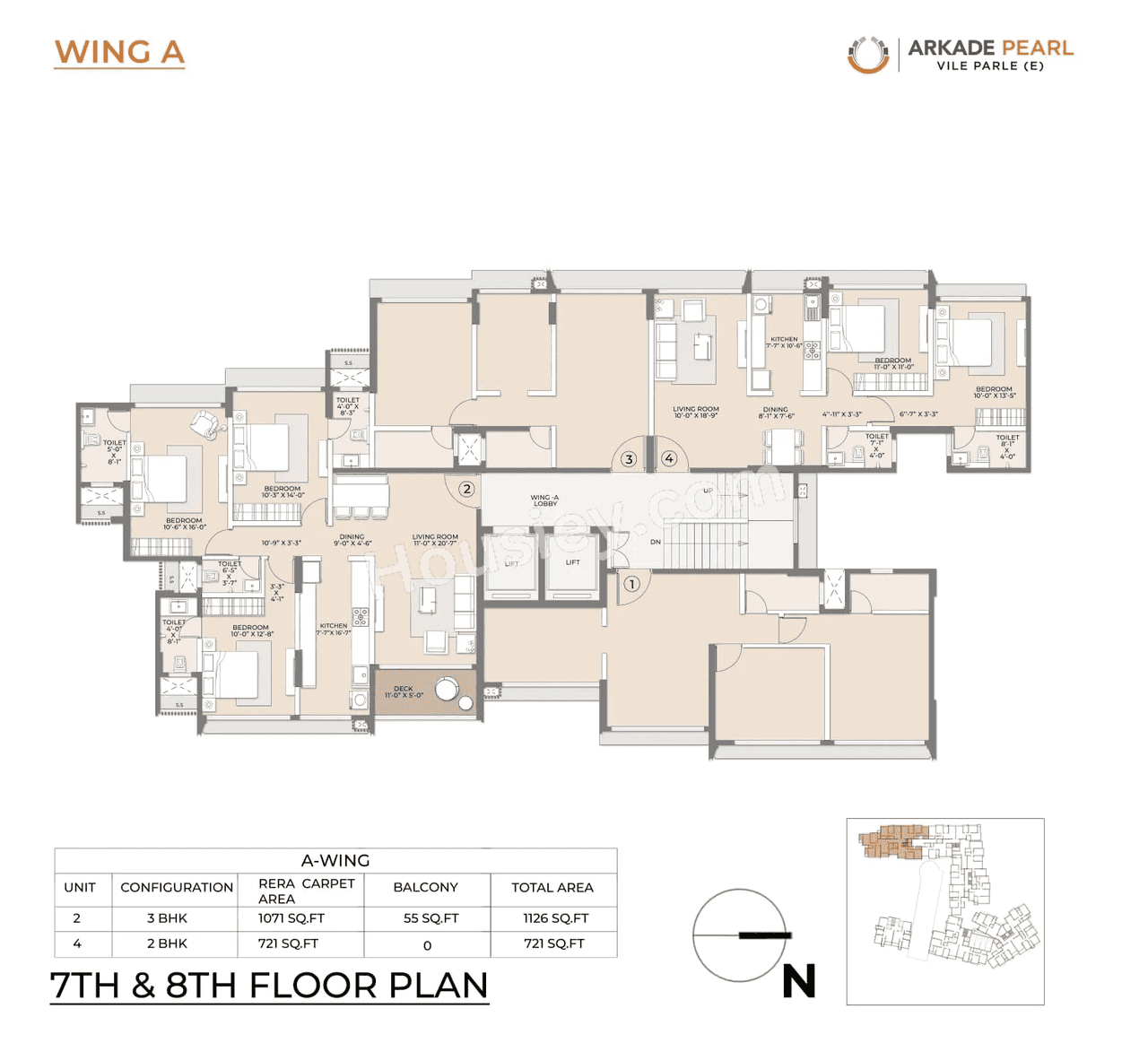 Arkade Pearl Floor plan 2