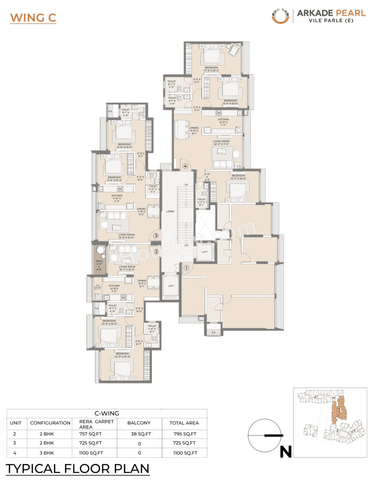 Arkade Pearl Floor plan 3