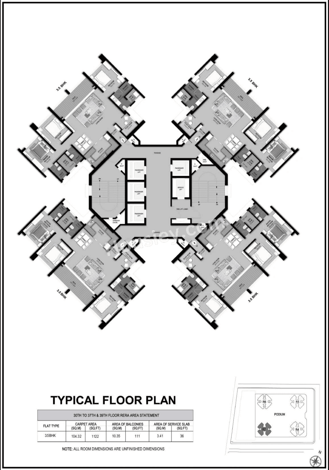 Aurum Q Islands Floor plan 1