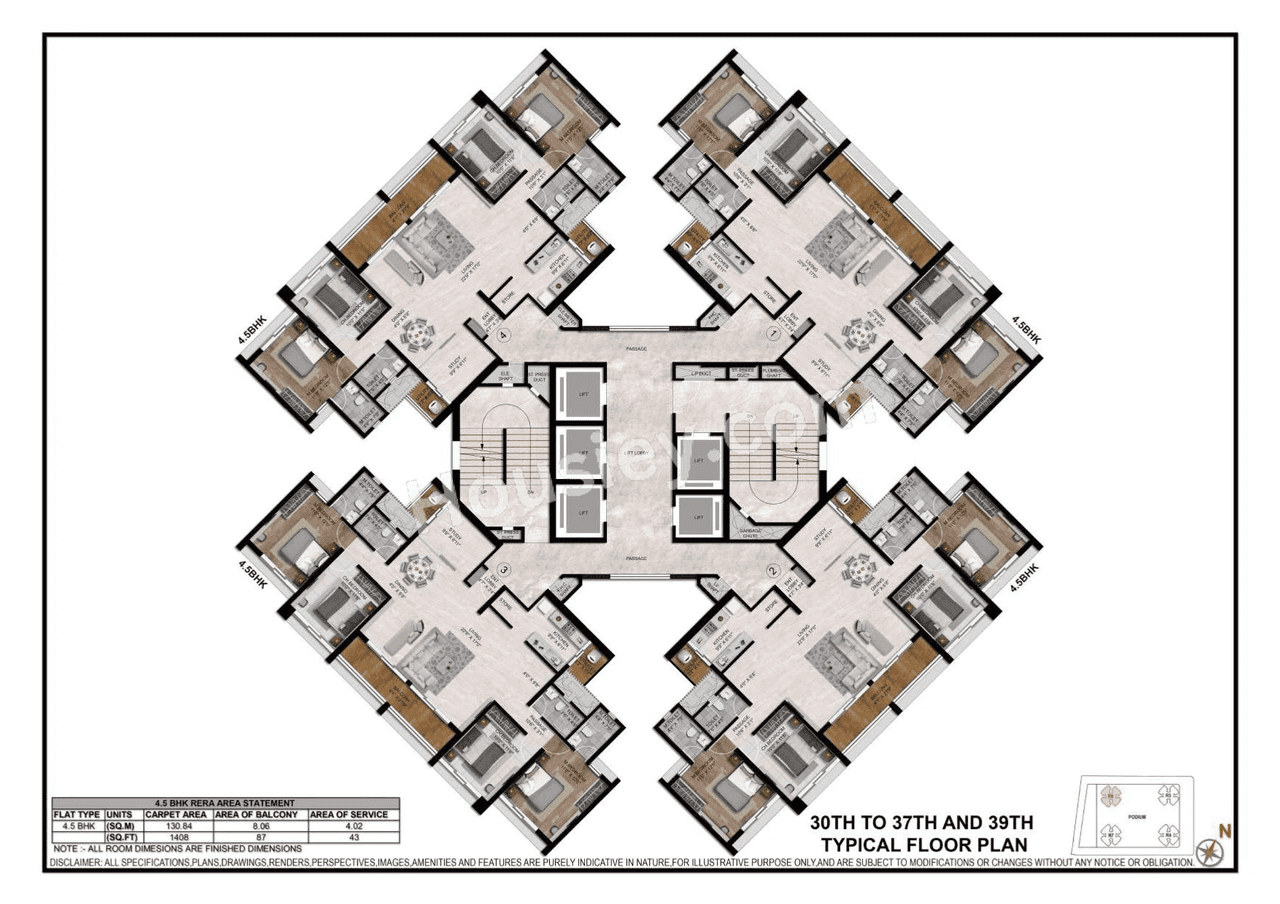 Aurum Q Islands Floor plan 4