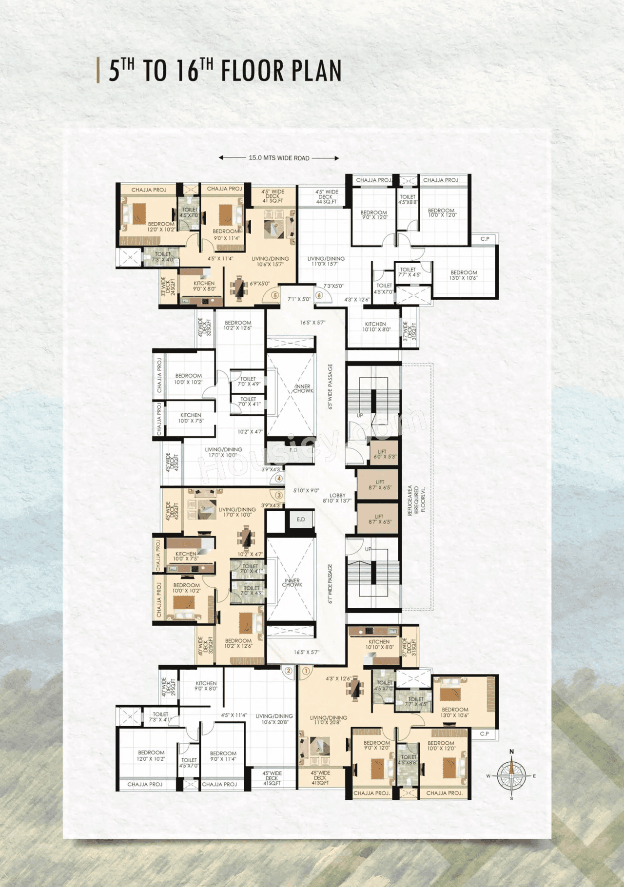 Avenue Hills Floor plan 1