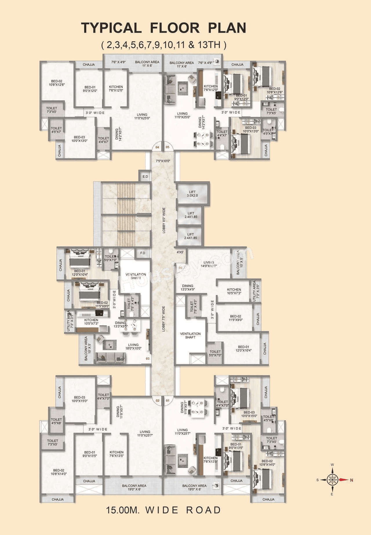Balaji Sapphire Floor plan 3