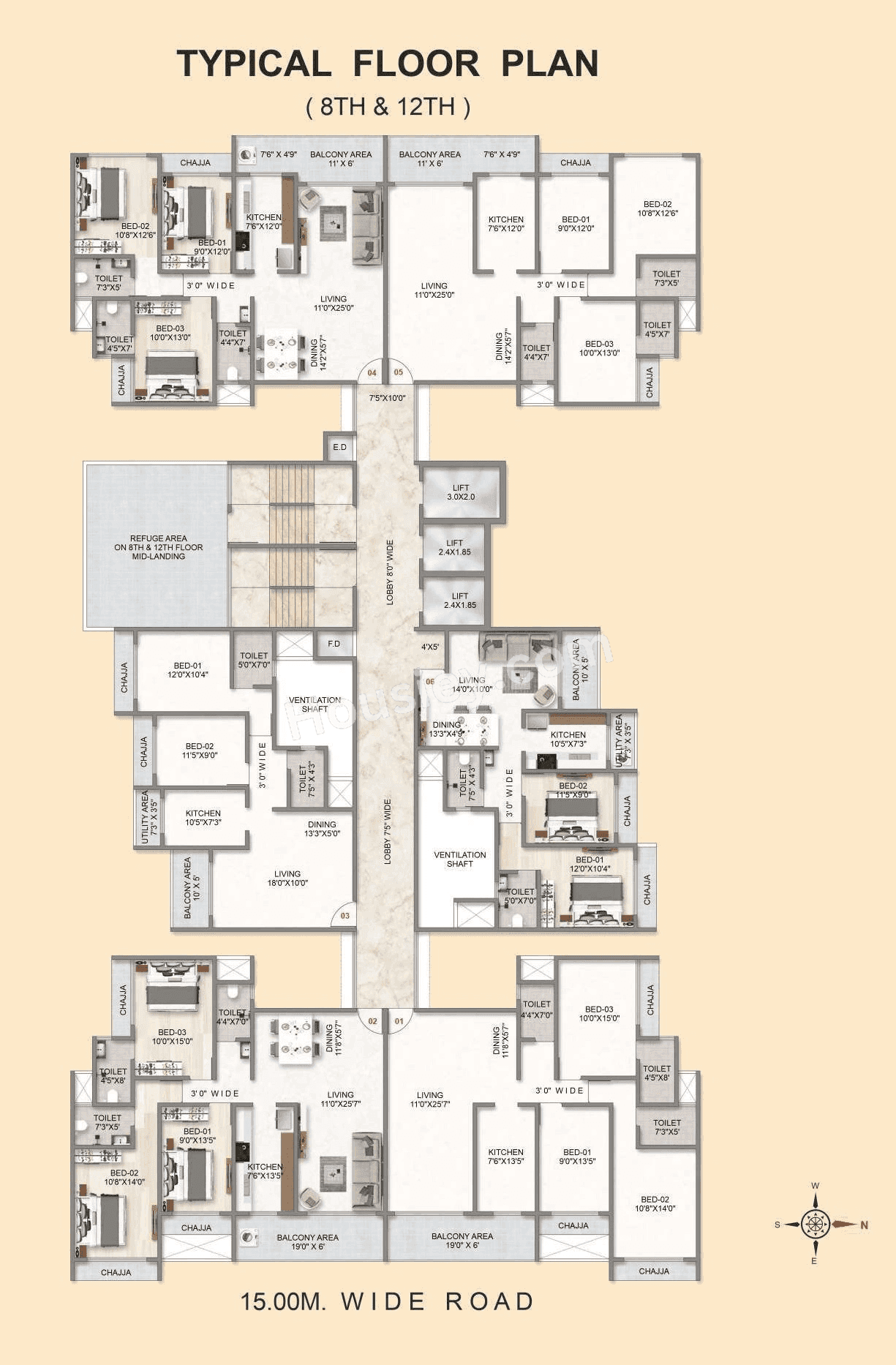 Balaji Sapphire Floor plan 4