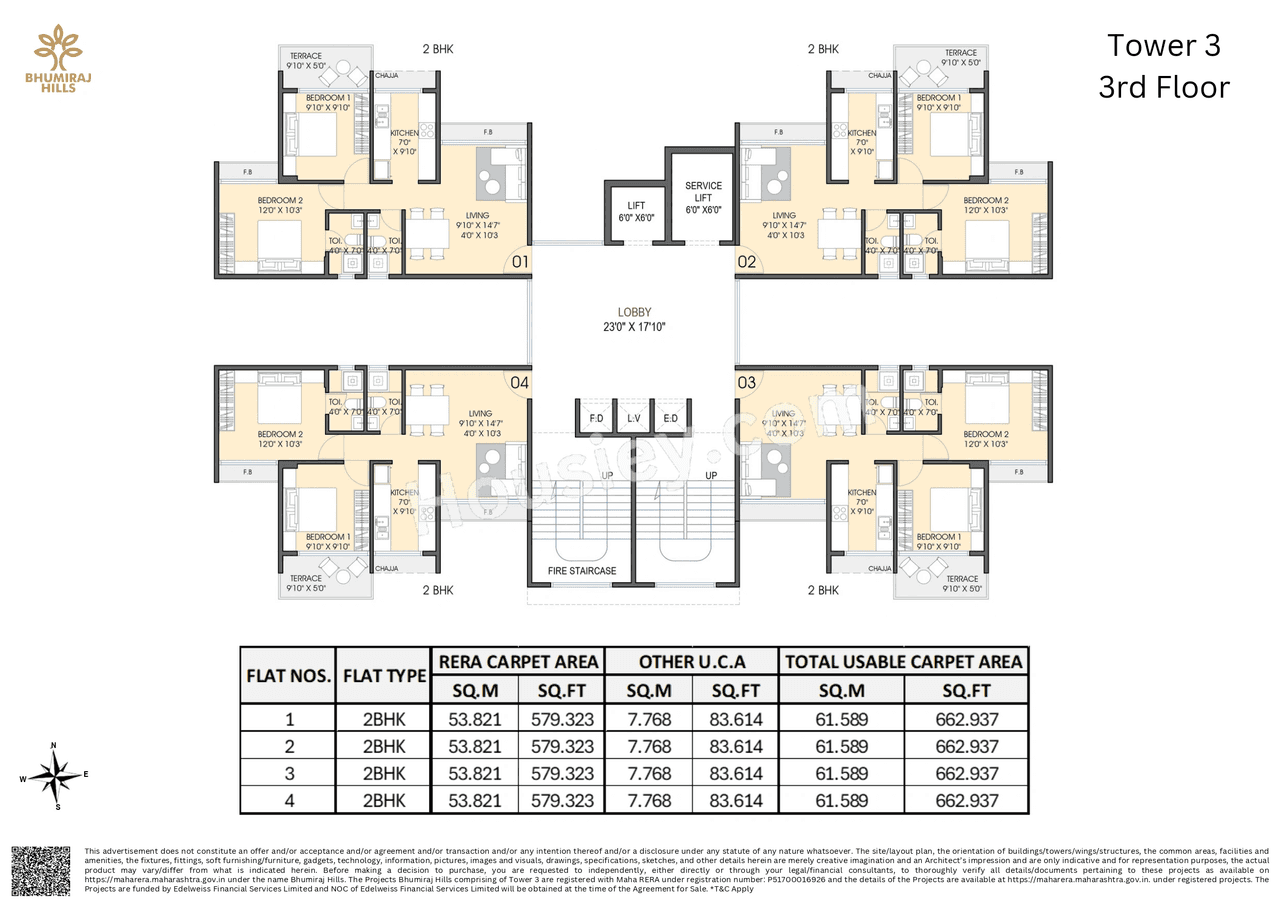 Bhumiraj Hills Floor plan 3
