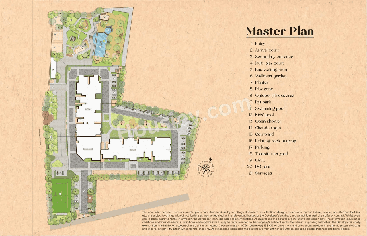 Brigade Citrine Floor plan 1
