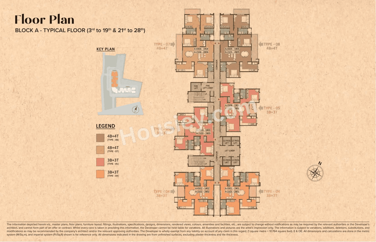 Brigade Citrine Floor plan 1