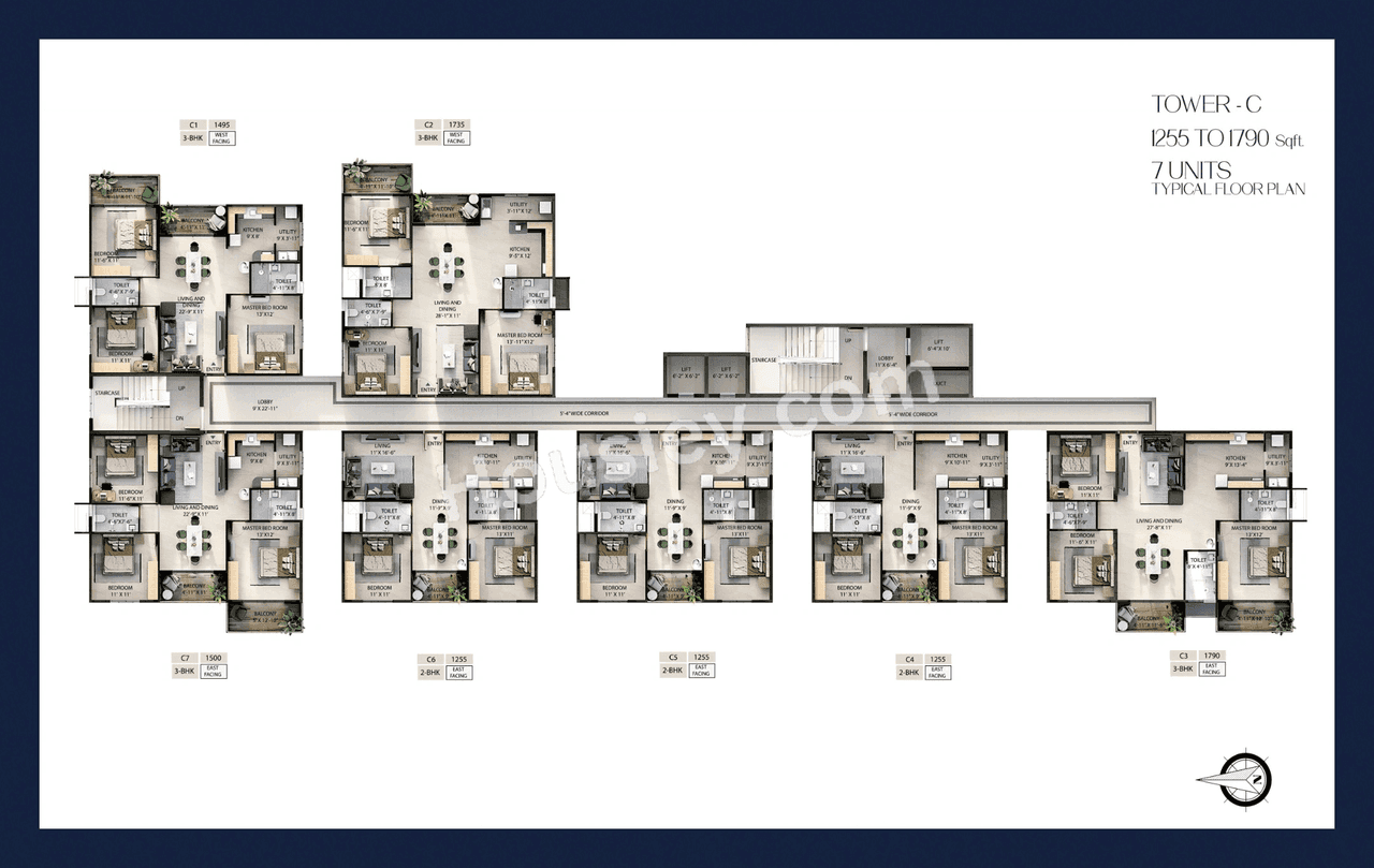 Candeur Novo Gardenia Floor plan 3