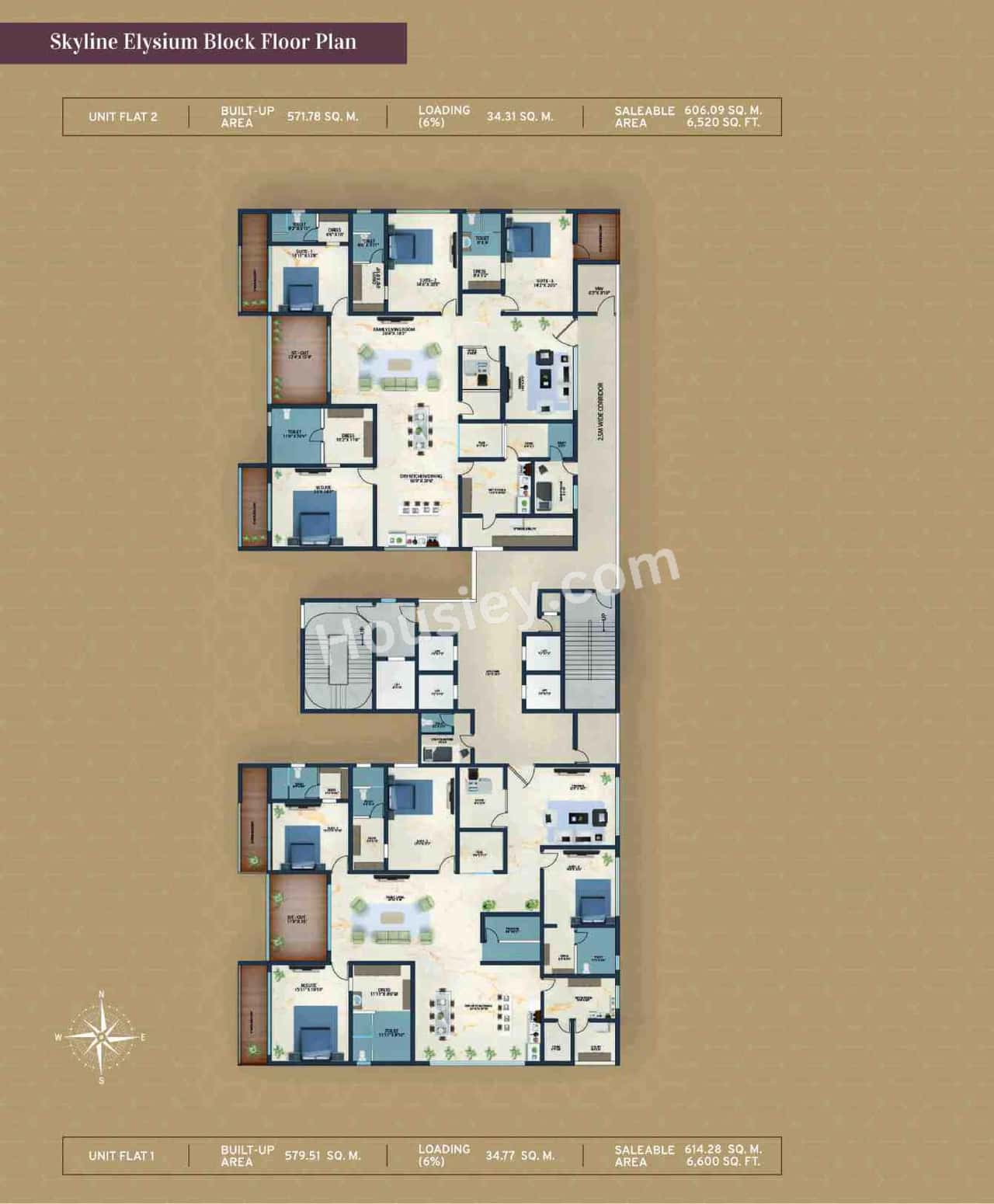 Candeur Skyline Floor plan 4