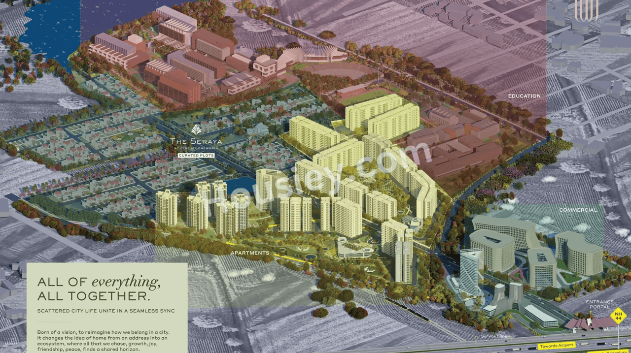 Century One World Seraya Floor Plan