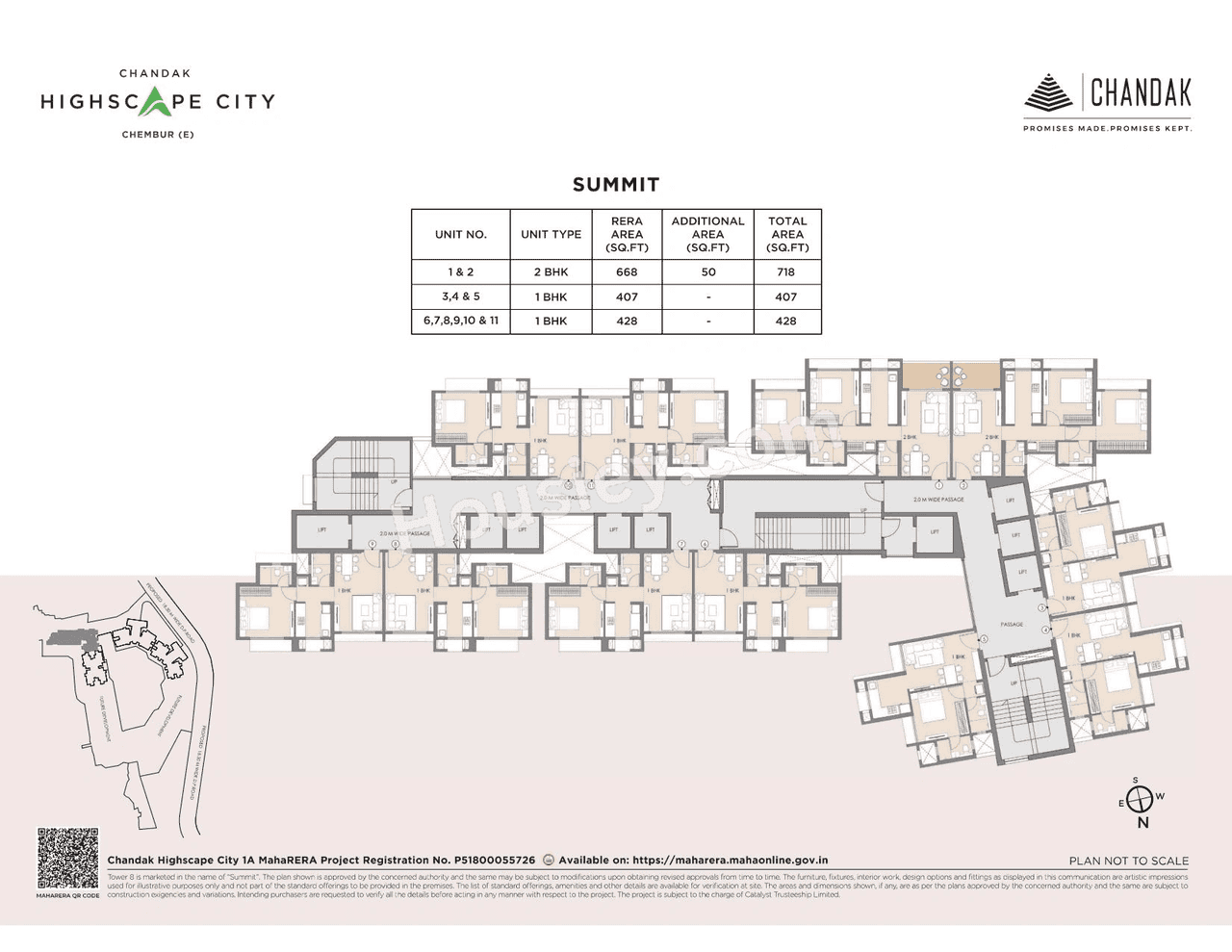 Chandak Highscape City Floor plan 3