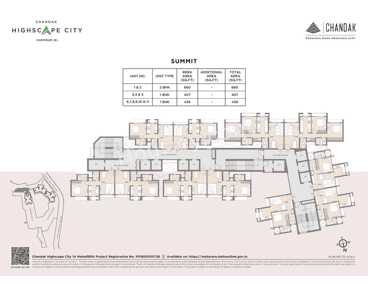 Chandak Highscape City Floor plan 4