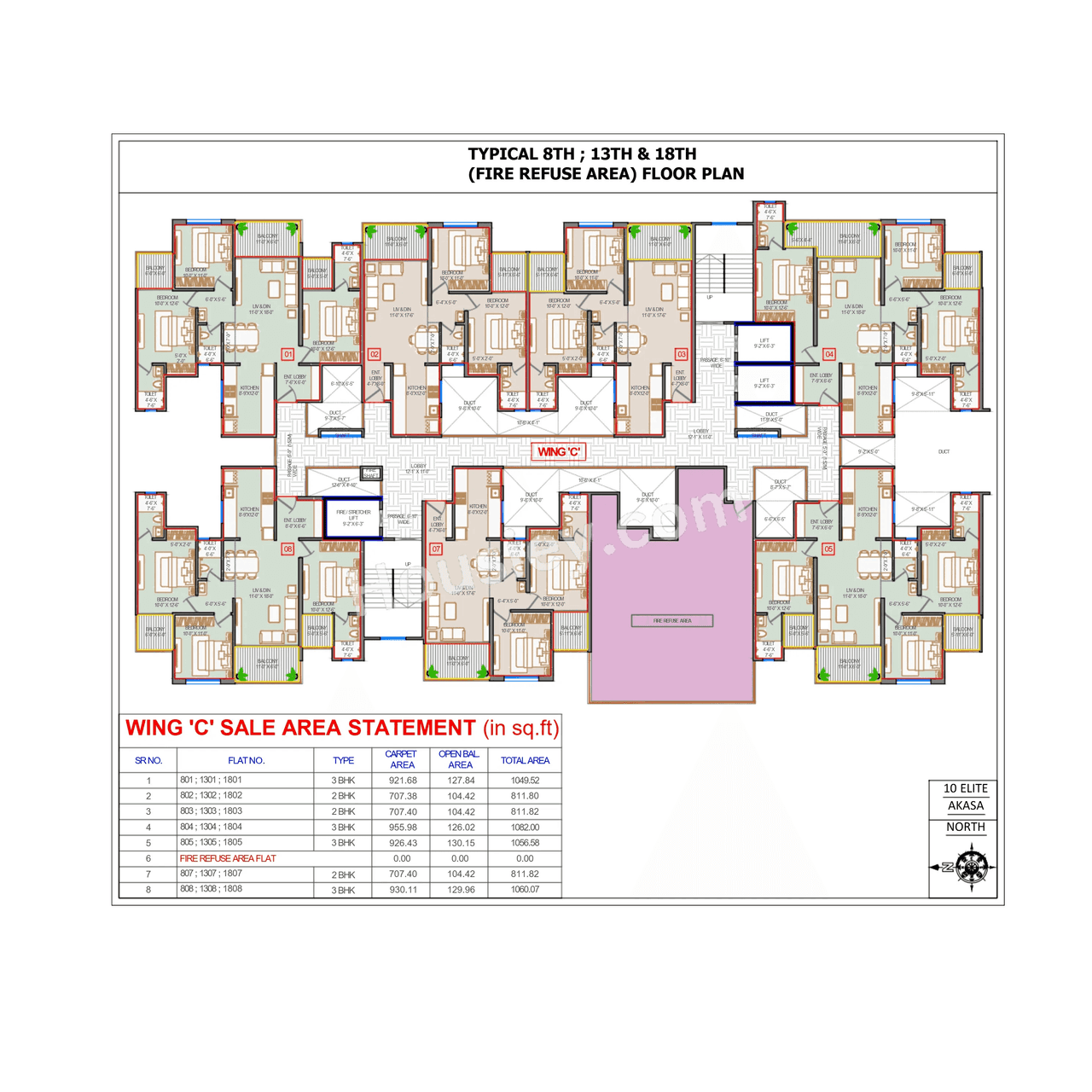 Chandrarang 10 Elite Akasa Floor plan 6