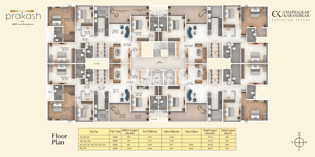 CK Prakash Floor Plan