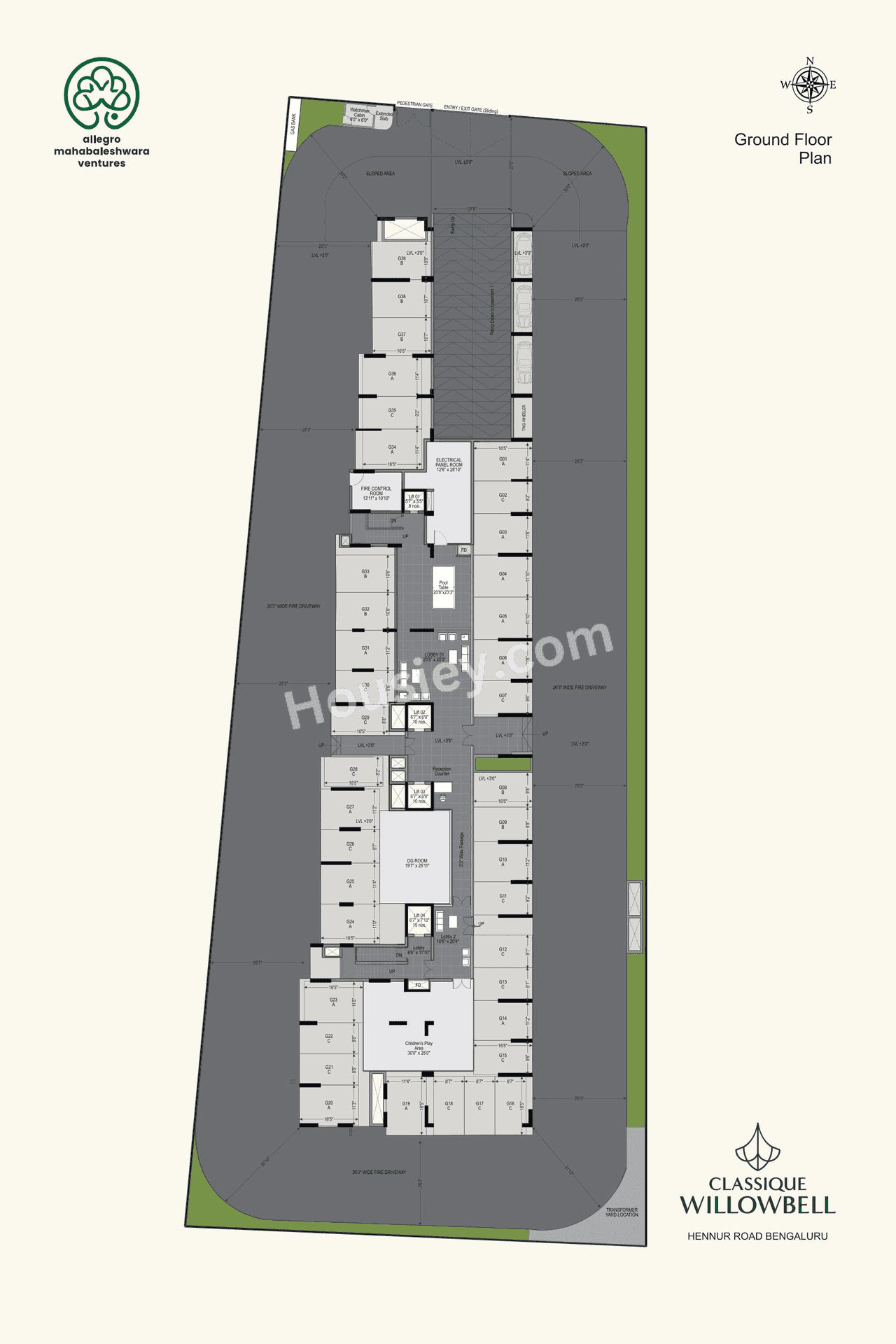 Classique Willowbell Floor plan 1