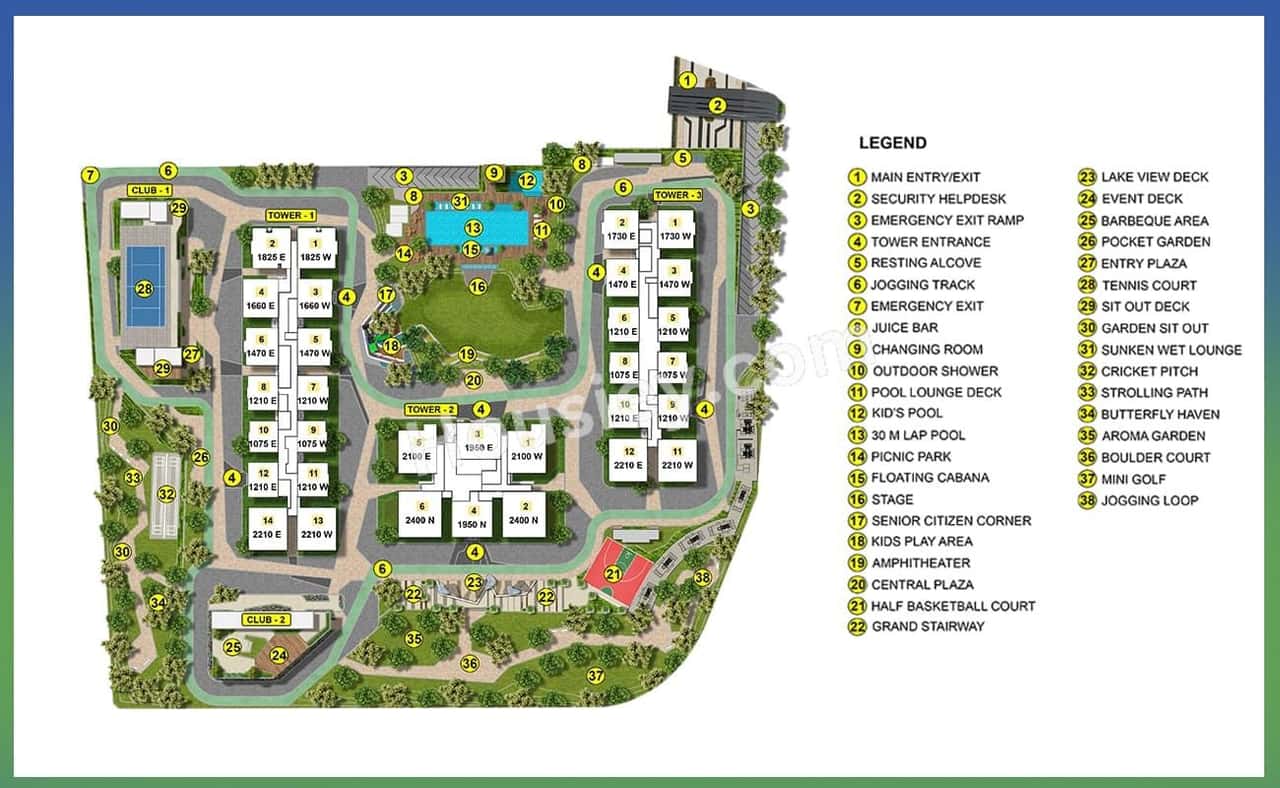 Cybercity Westbrook Floor plan 1