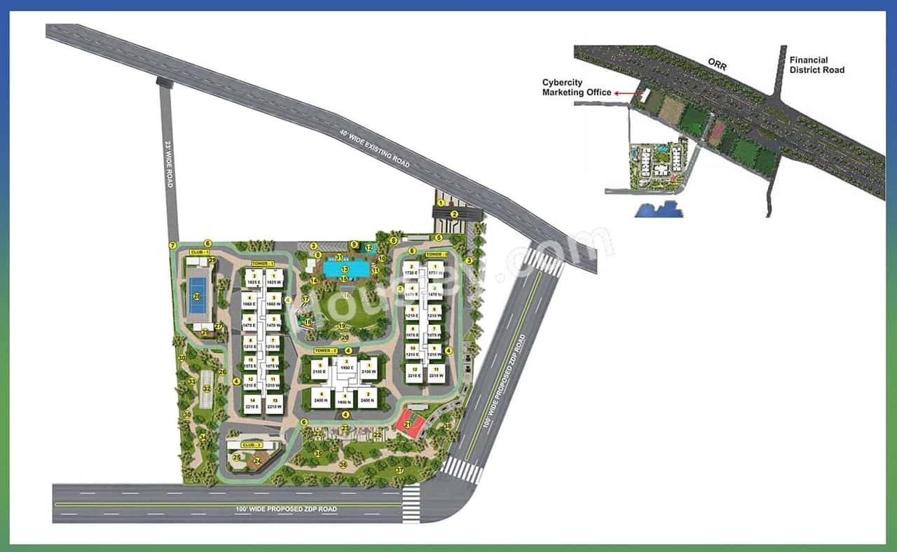 Cybercity Westbrook Floor plan 2