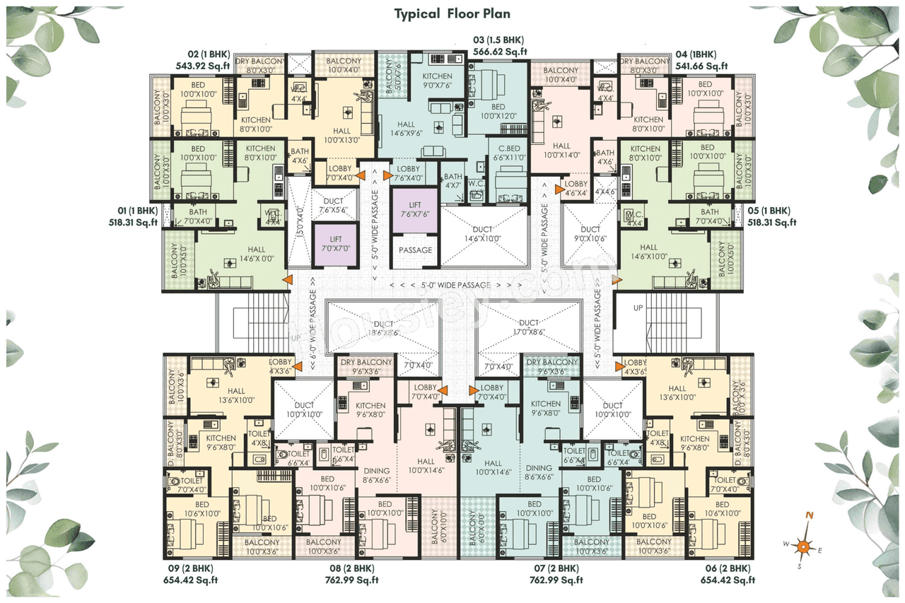 Darsheel Laxmi Greens Floor Plan