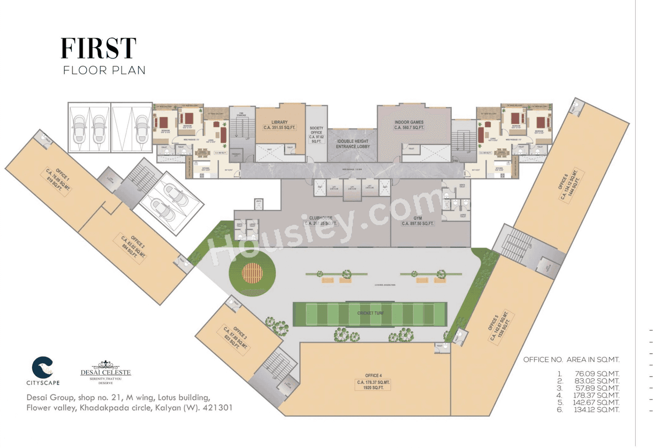 Desai Celeste Floor plan 1