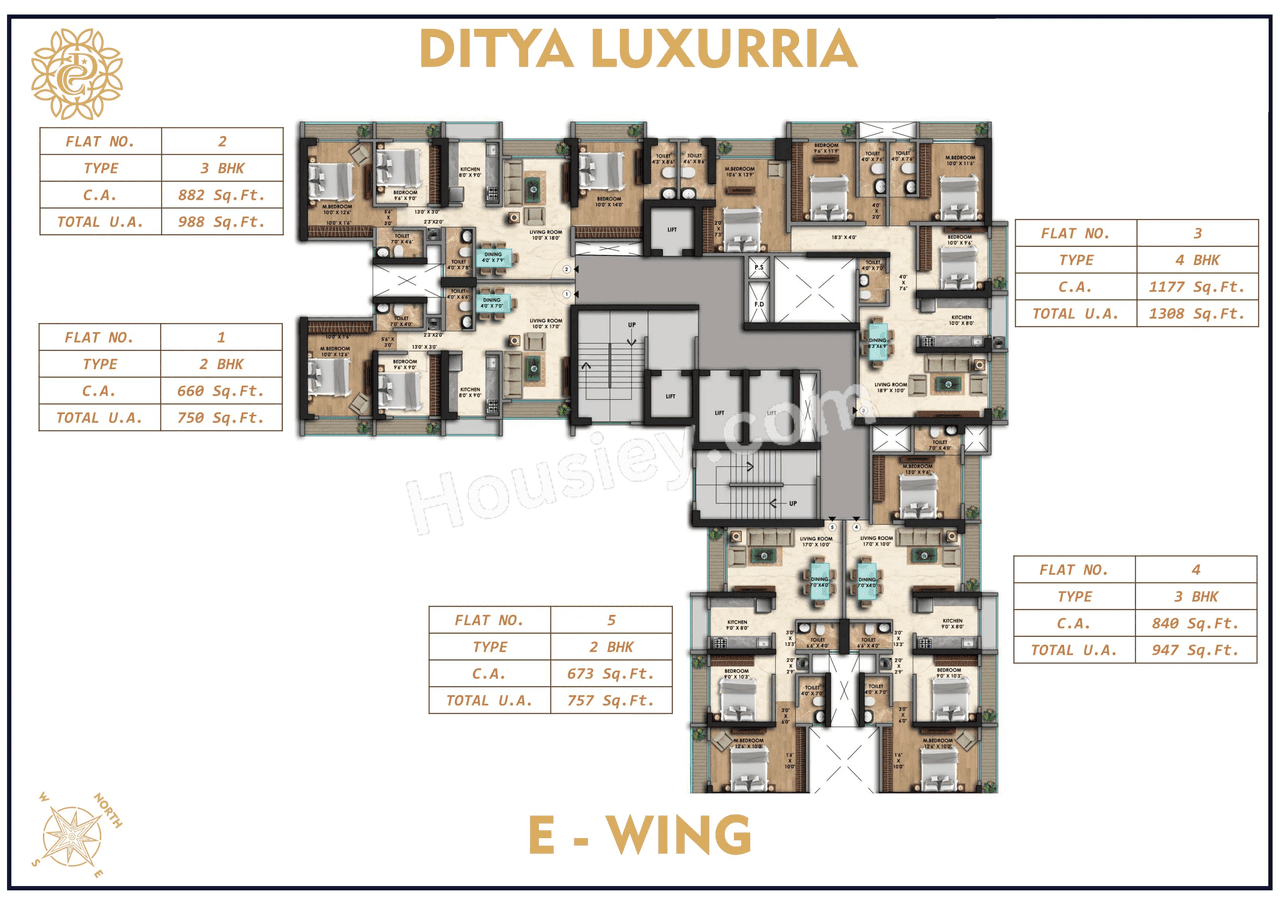 Ditya Luxuria Floor plan 5