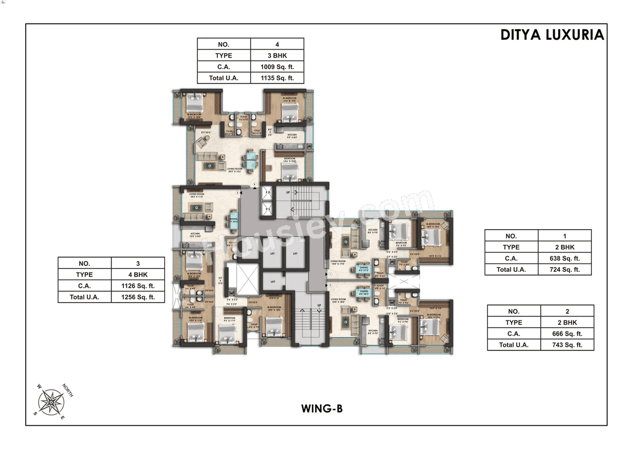 Ditya Luxuria Floor plan 7