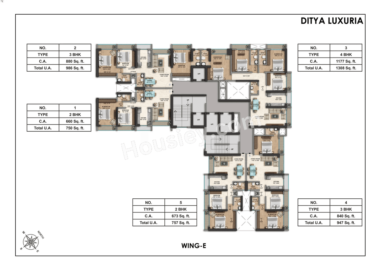 Ditya Luxuria Floor plan 10