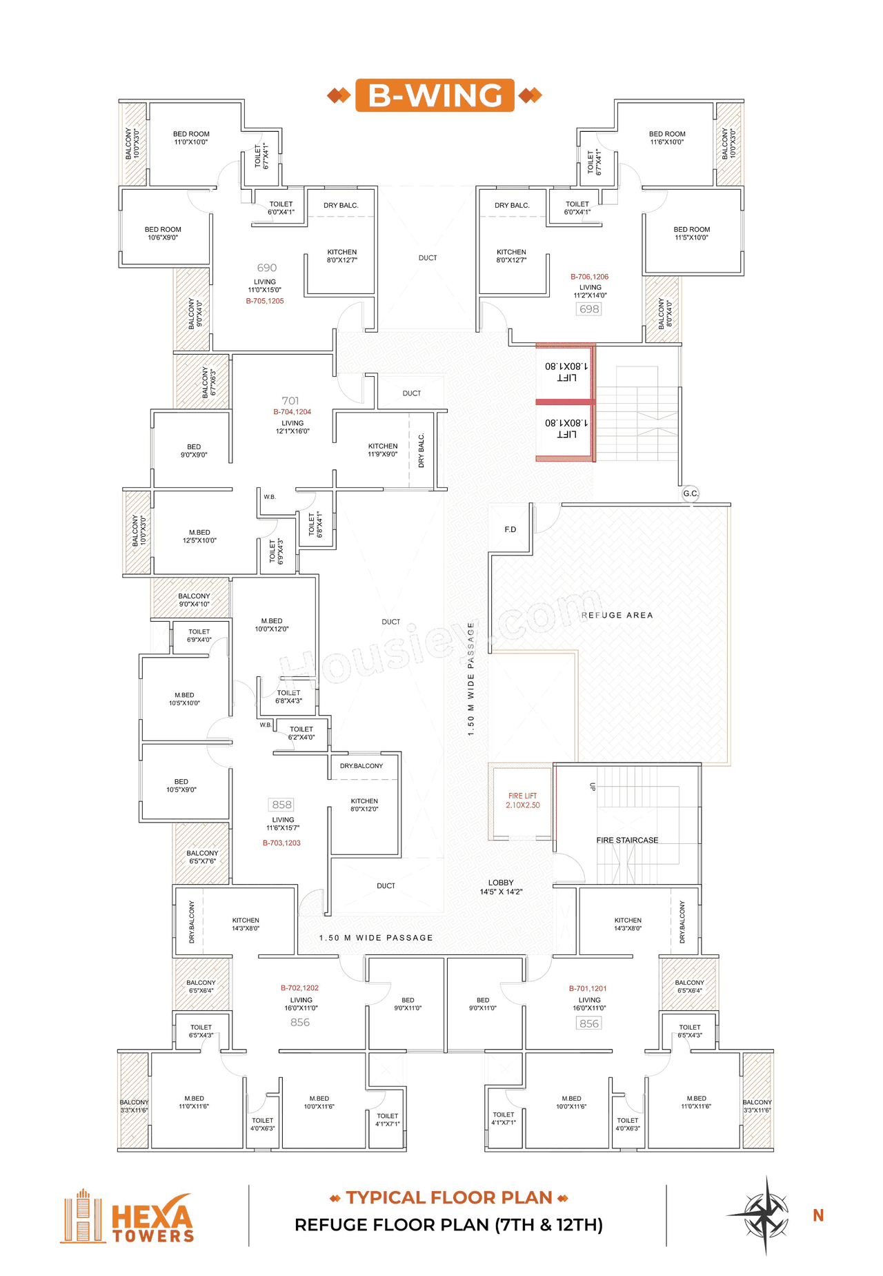 DML Hexa Towers Floor plan 1