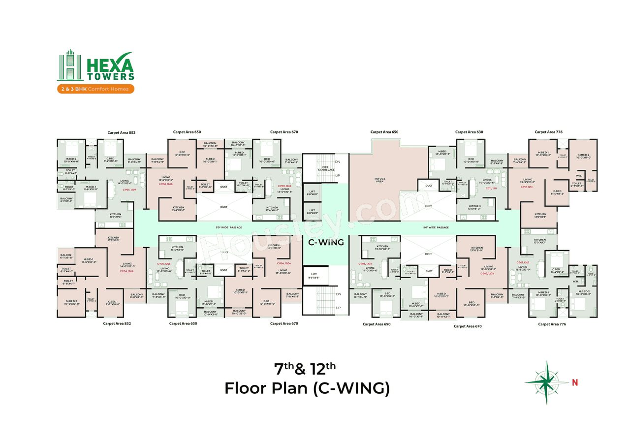 DML Hexa Towers Floor plan 3