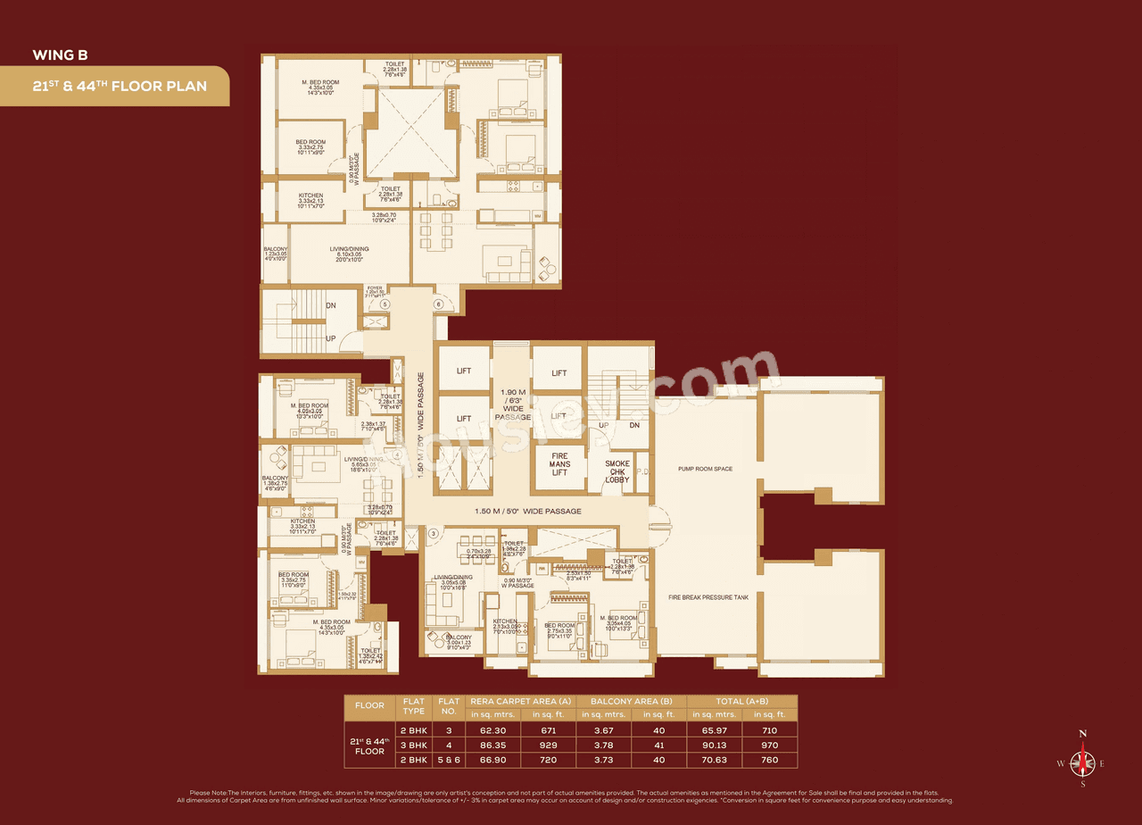 Dosti Wagle Floor plan 2