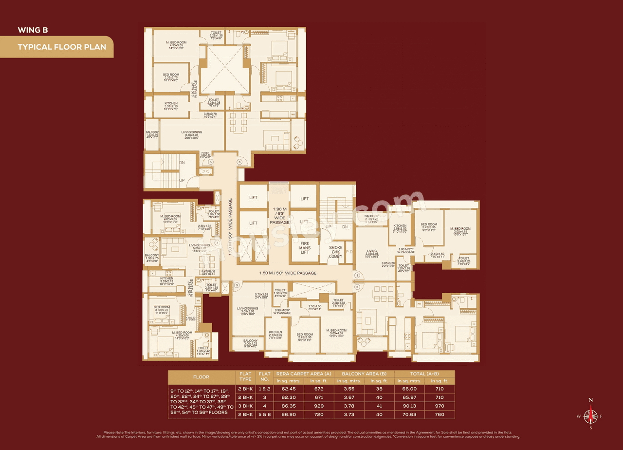 Dosti Wagle Floor plan 8