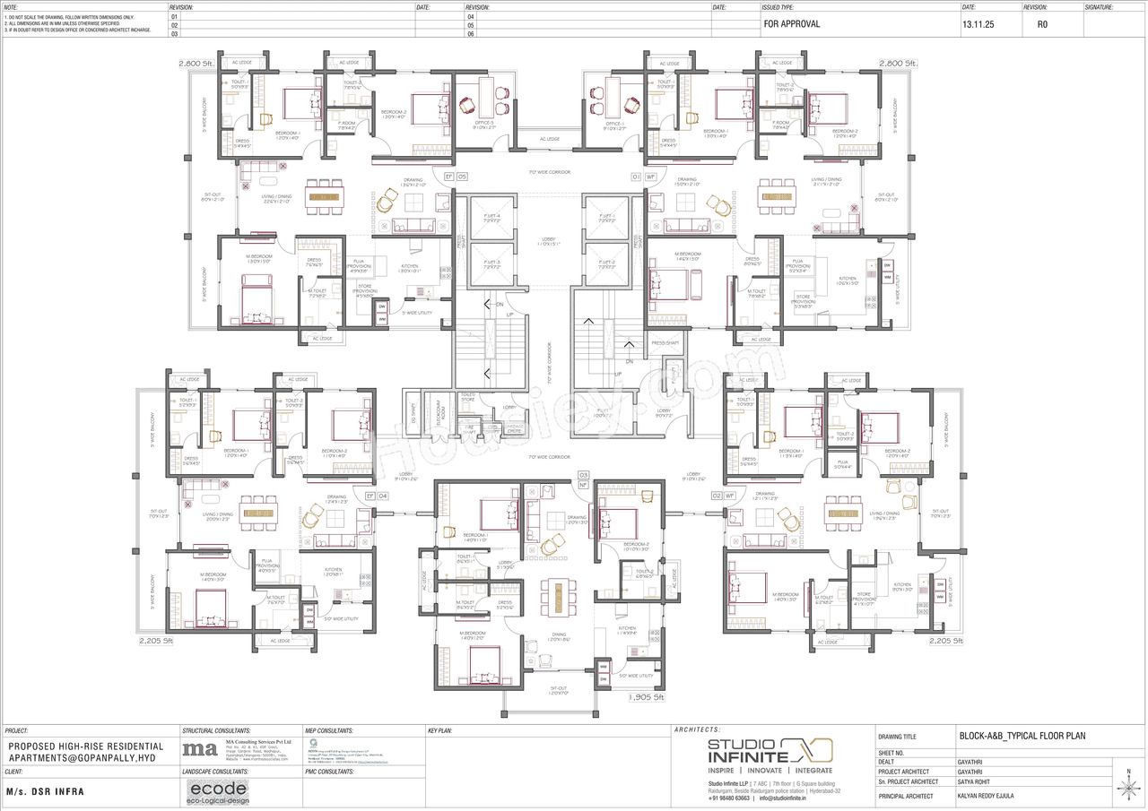 DSR Tellapur Floor plan 1